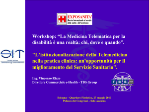 L`istituzionalizzazione della Telemedicina nella pratica clinica: una