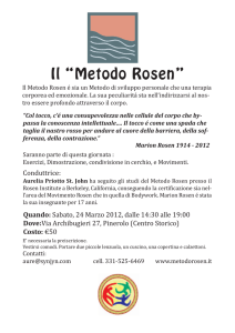 Il “Metodo Rosen” - Metodo Rosen Italia