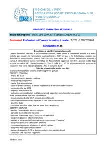 programma dell`evento - Azienda Unità Locale Socio Sanitaria n. 4