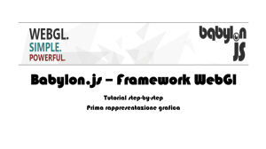 Babylon.js – Framework WebGl - Grafic3D