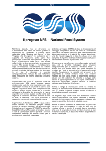 Il progetto NFS – National Focal System