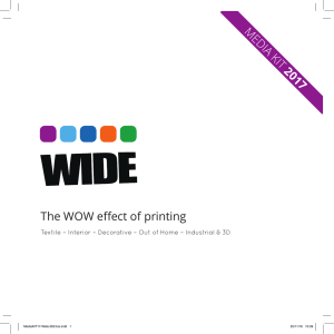 The WOW effect of printing