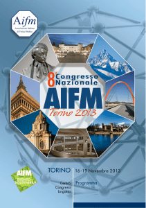 TORINO 16-‐19 Novembre 2013 Programma