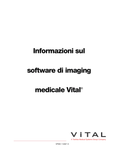 Informazioni sul software di imaging medicale Vital