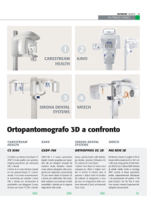Ortopantomografo 3D a confronto