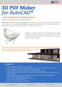3D PDF Maker for AutoCAD® 3D PDF Maker for AutoCAD