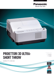 Short Throw 3D Projector Brochure_IT