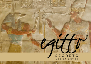 Brochure Egitto segreto - Fondazione Museo Civico di Rovereto