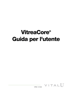 Guida per l`utente di VitreaCore