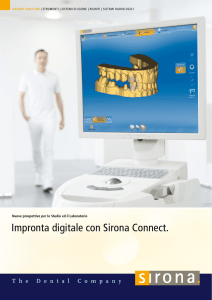 Impronta digitale con Sirona Connect.