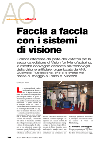 Faccia a faccia con i sistemi di visione