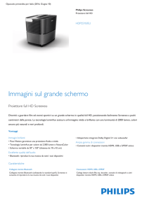 Product Leaflet: Proiettore full HD
