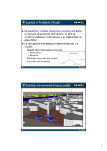 Presenza in Ambienti Virtuali