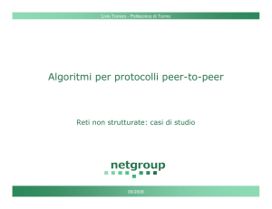 Algoritmi per protocolli peer-to-peer