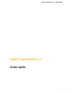 Benvenuti - avast! Free Antivirus 7.0
