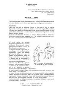 POSTURAL LINE