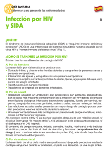 Infección por HIV y SIDA