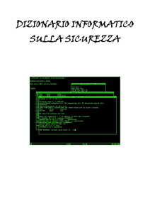 dizionario informatico sulla sicurezza