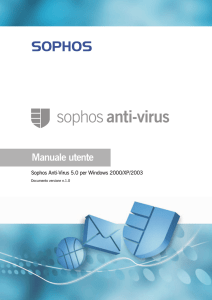 Sophos Anti-Virus per Windows 2000/XP/2003