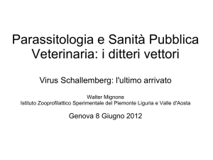 Diapositiva 1 - Società Italiana di Medicina Veterinaria Preventiva