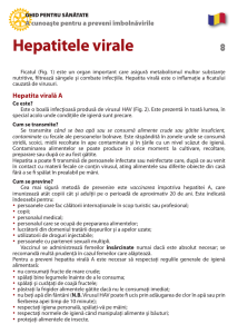 Hepatitele virale - Rotary Distretto 2050