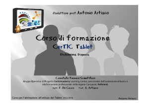 Corso di formazione - HOME PAGE