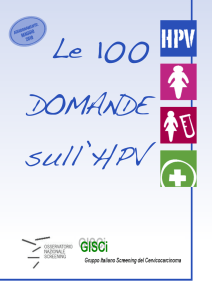 100 domande sull`HPV - Consultorio Giovani