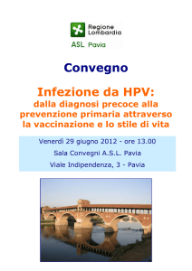 Convegno Infezione da HPV: