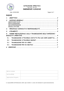 EMERGENZE CLINICHE INDICE