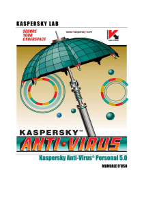 Kaspersky Anti-Virus® Personal 5.0