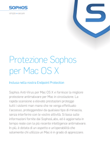 Protezione Sophos per Mac OS X