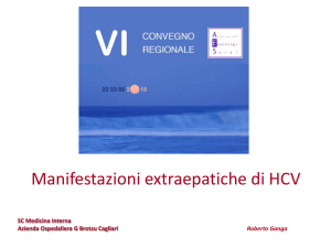 Manifestazioni extraepatiche di HCV