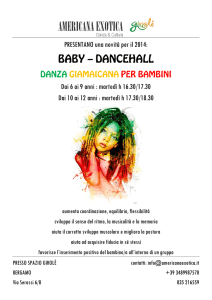Baby Dancehall. Danza giamaicana per bambini