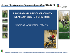 Programma Pre-Campionato 2014/15
