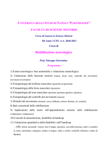programma del corso di - Università degli Studi di Napoli "Parthenope"