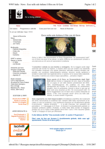 Pagina 1 di 2 WWF Italia - News : Esce nelle sale italiane il film con