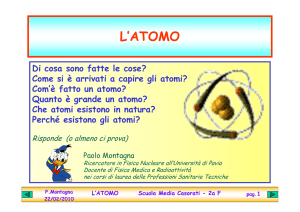 l`atomo - Pavia Fisica Home Page