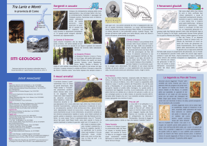 siti geologici - Unione dei Comuni Lombarda Lario e Monti