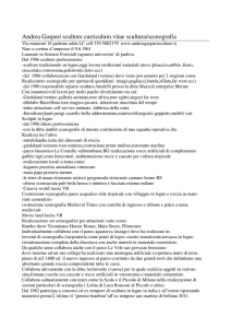 Curriculum Vitae Gaspari - Comune di Paderno d`Adda
