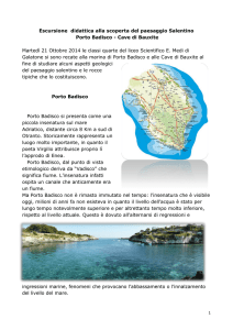 Escursione didattica alla scoperta del paesaggio Salentino Porto