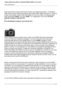 Estate esplosiva per Nikon: presentate D300S, D3000 e nuovi zoom