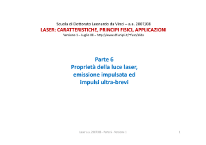 laser - Dipartimento di Fisica