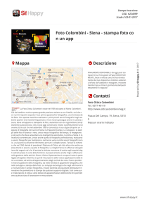 Foto Colombini - Siena - stampa foto co n un app Mappa
