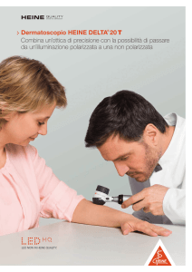 Dermatoscopio HEINE DELTA® 20 T Combina un`ottica di