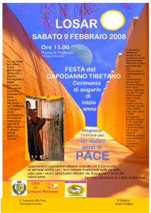 losar pace - Tibet Culture House Italy