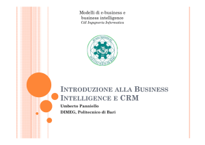 Introduzione alla BI -CRM