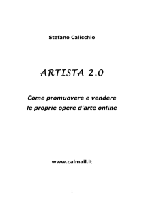 Promo Arte Anteprima - Benvenuti in Calmail Store!