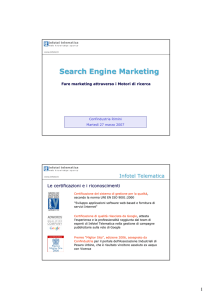 Marketing sui Motori di Ricerca, scarica il PDF