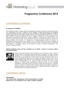 Programma conferenze 2014