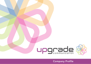 Company Profile - Upgrade Communication srl